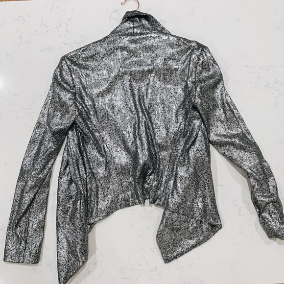 Donna Karan Silver Sequin Jacket - Picture 4 of 4